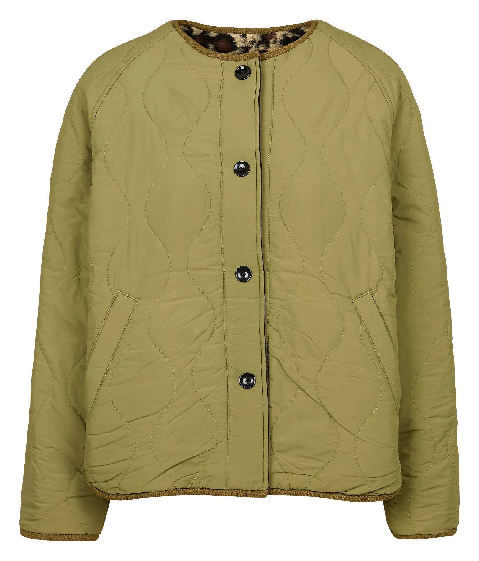  BELLEROSE   HARI - Cappotto corto effetto pelliccia stampata | Multicolore