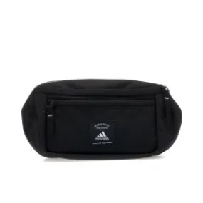 Black sports fanny pack with double pocket