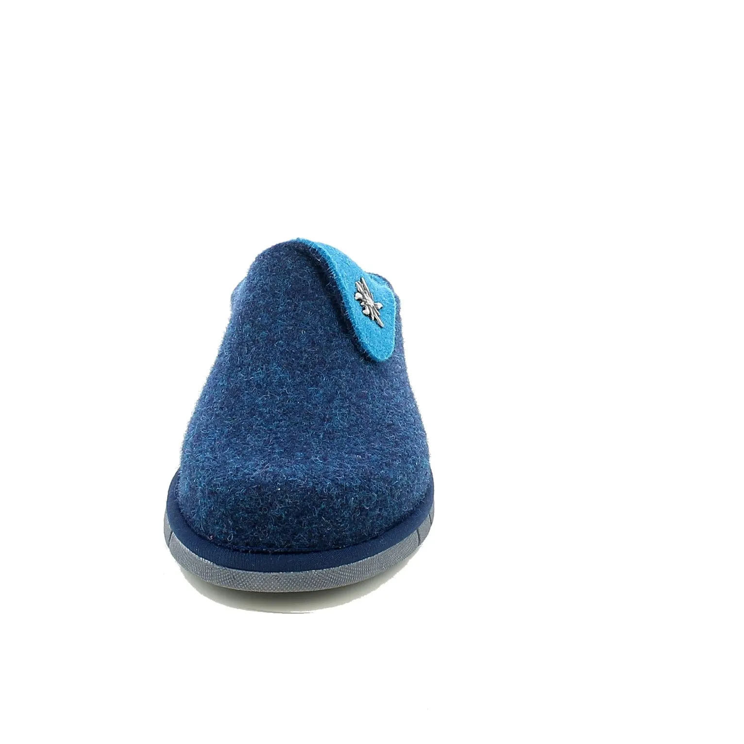 BRAND  Ciabatta in lana cotta blu 