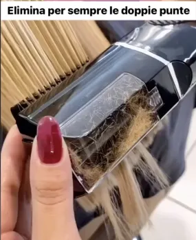 Brush that removes split ends.