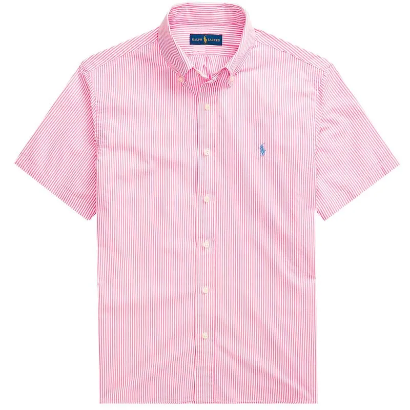 Camicia in seersucker a righe Custom-Fit 