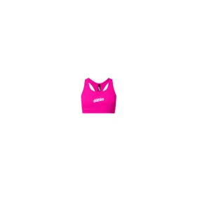 Sport Top Black Logo Fuchsia