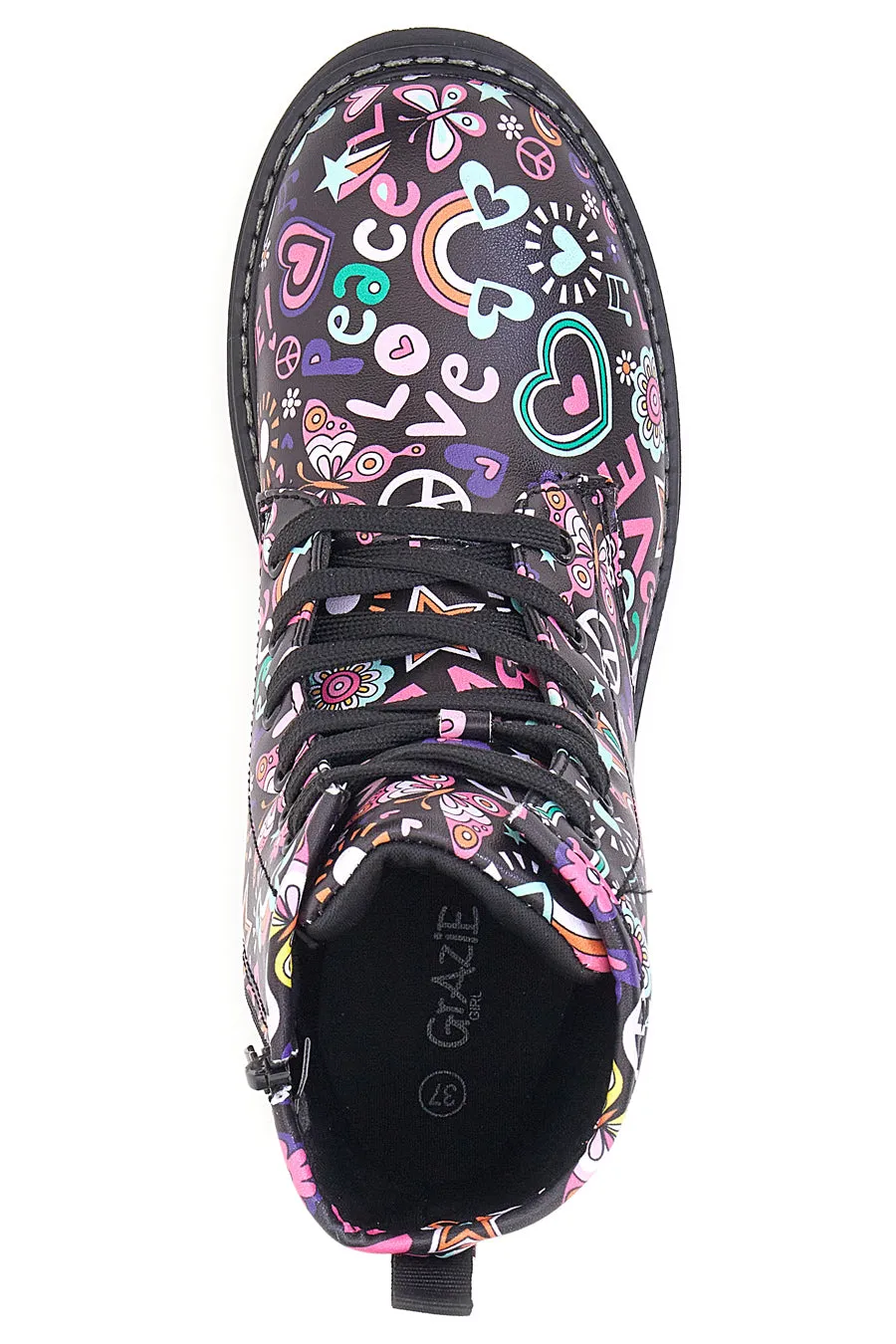   GRAZIE Anfibi Grazie 575879 Nero-Rosa