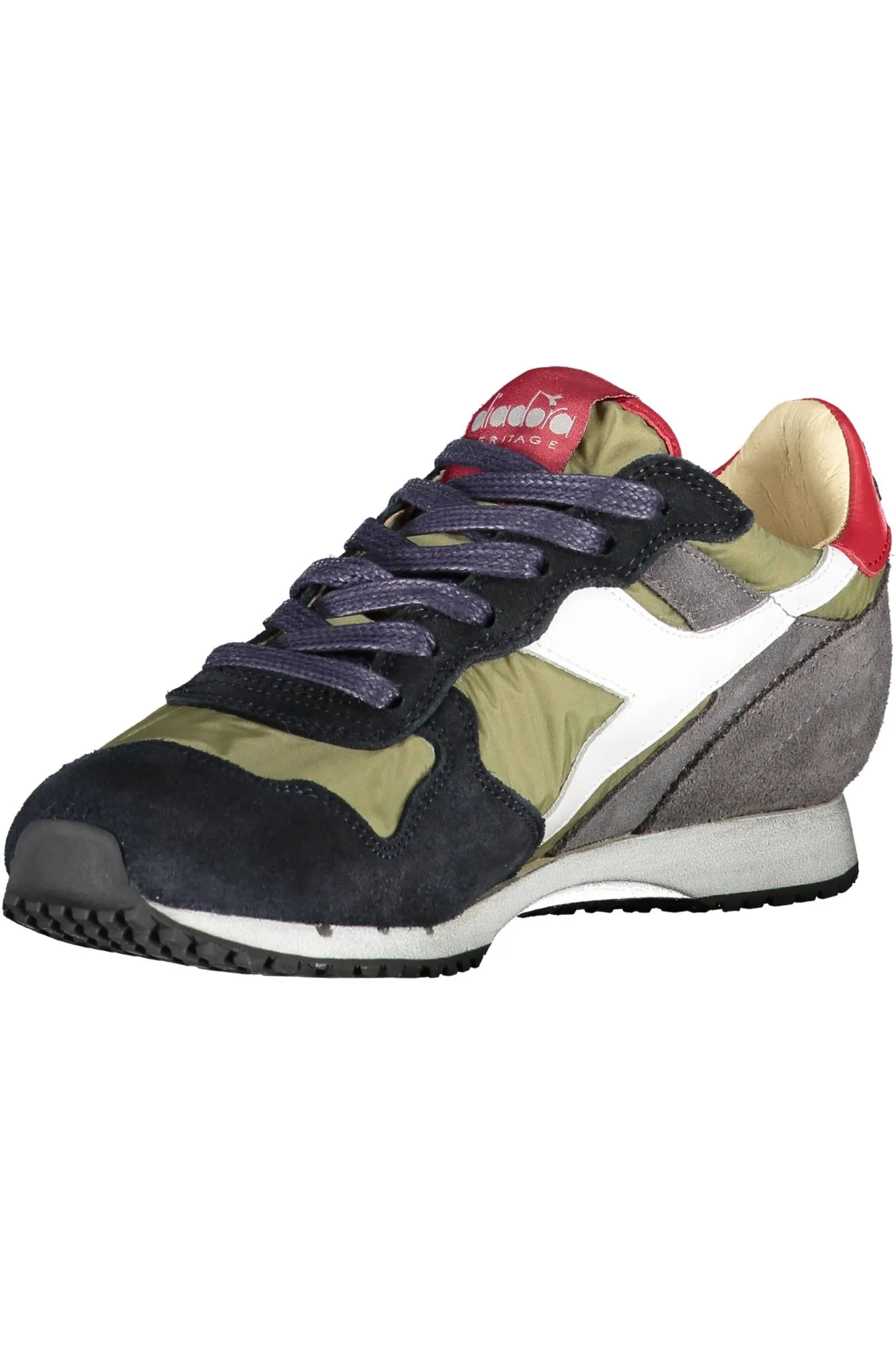 Green women's athletic footwear by Diadora