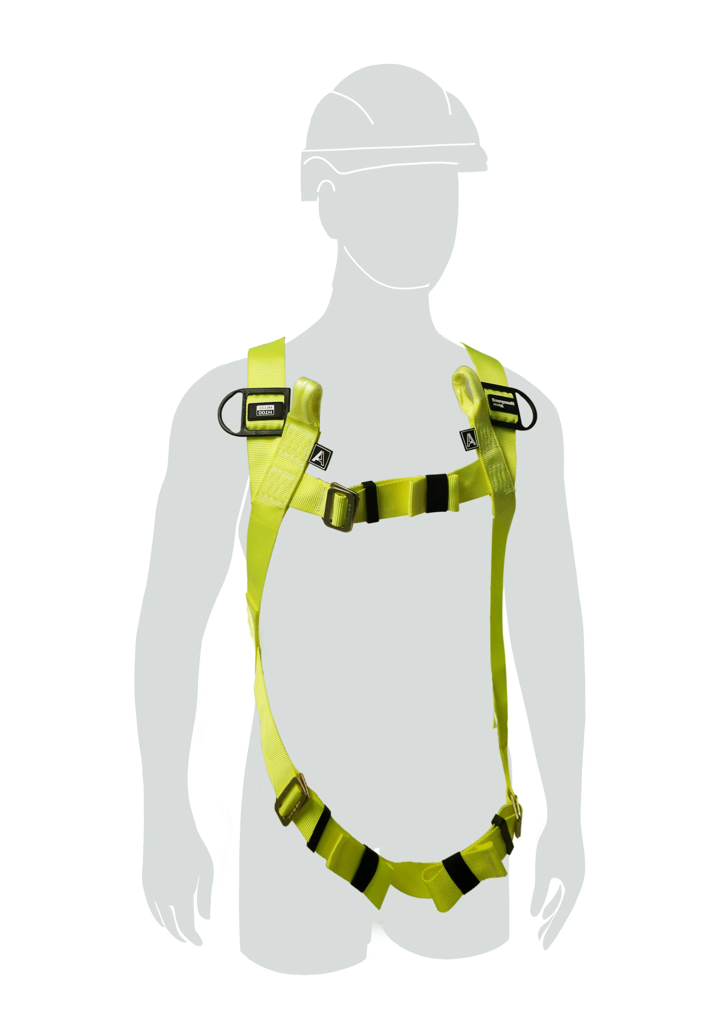 Imbracatura anticaduta Honeywell Safety Torace, Gamba 1036294 Nessuna cintura attaccamento Anteriore, posteriore