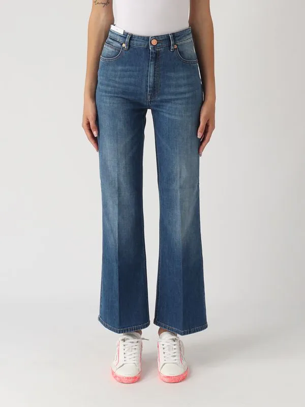 Jeans donna PT Torino Kim in cotone stretch Denim Blu