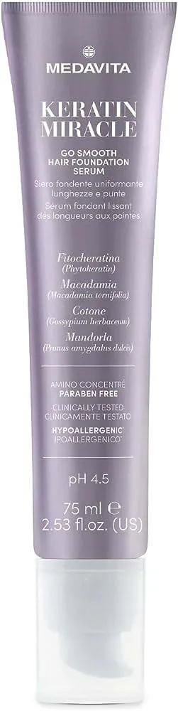 keratin miracle go smooth hair foundation serum