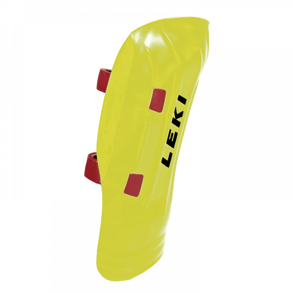Leki Worldcup Pro Junior Neon Shin Guards Racing Protection