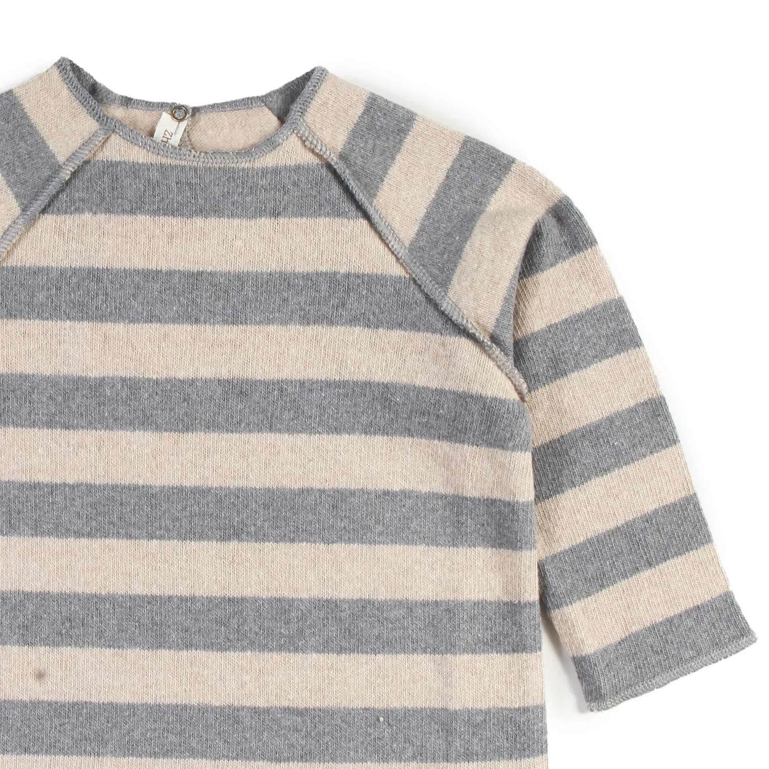 Maglia Zhoe E Tobiah Beige E Grigia Bimba