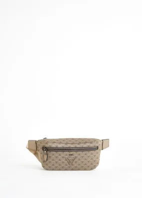 Marsupio con stampa geometrica