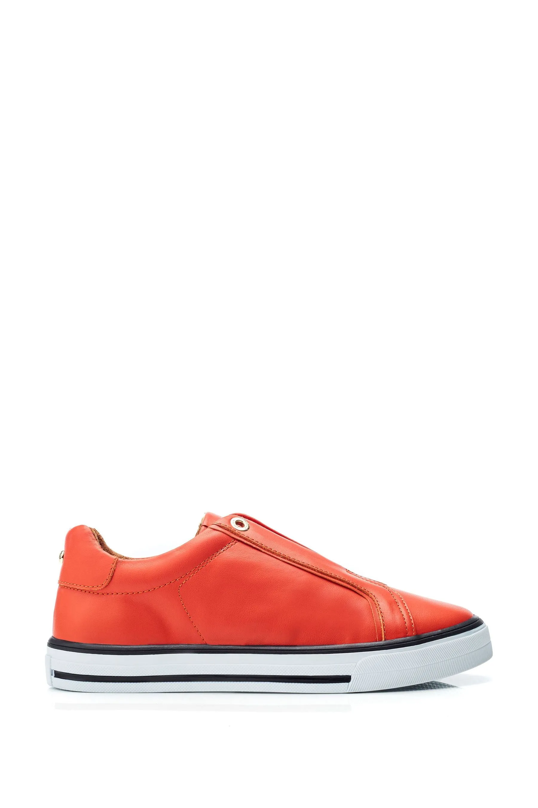 Moda in Pelle Benni Elastic Slip On Foxing Sole Scarpe da ginnastica    