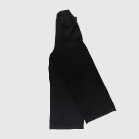Pantalone Nero In Viscosa Ragazza