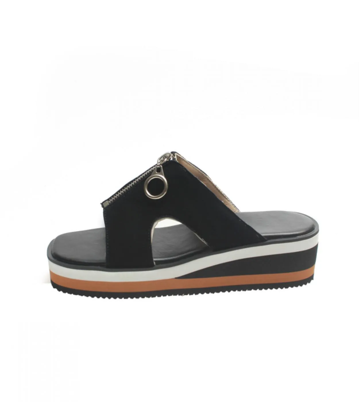 Sandali donna 2022 tacco Slip On Zeppe Scarpe Pantofole estive Mujer platea