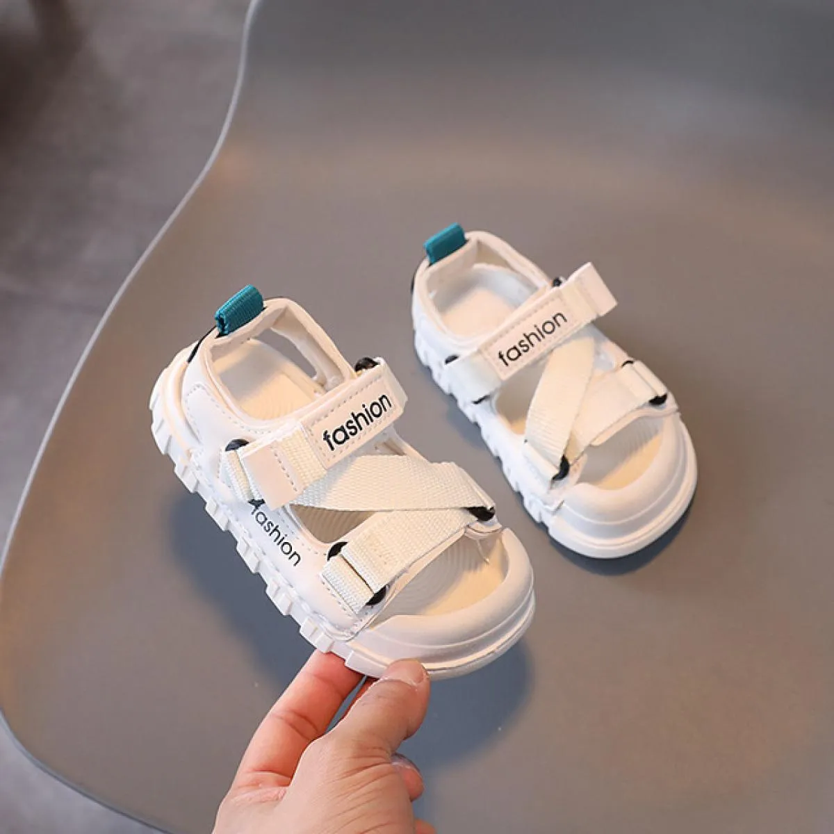 Sandali ragazzo estivi: Esterno Tela Traspirante Deco - Nylon Casual Neonato
