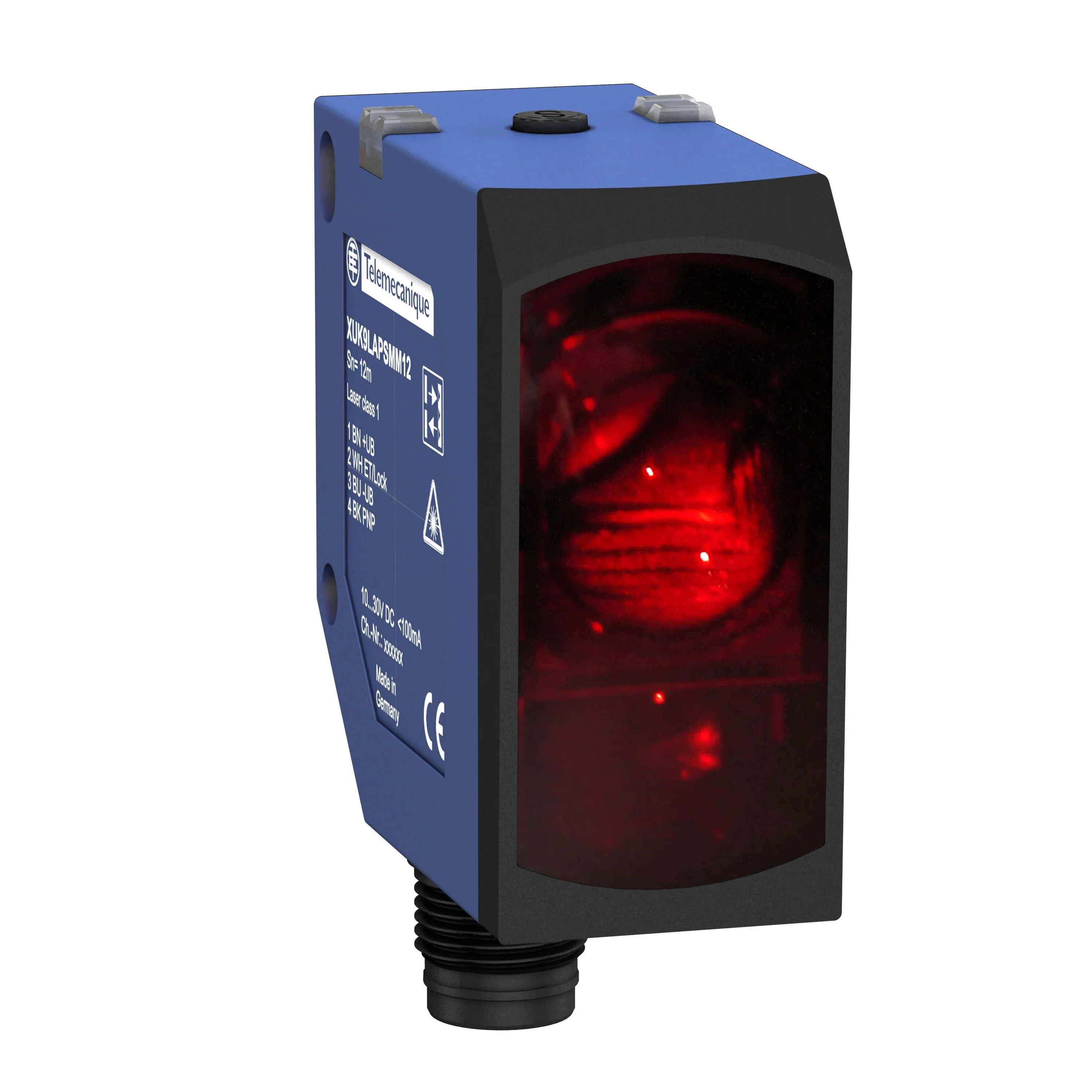 Sensore fotoelettrico Rettangolare Telemecanique Sensors, Retroriflessione polarizzata, rilevamento 12 m, uscita PNP