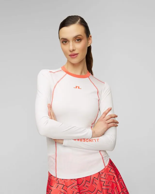Women's White J.Lindeberg Amelia Sportswear Top