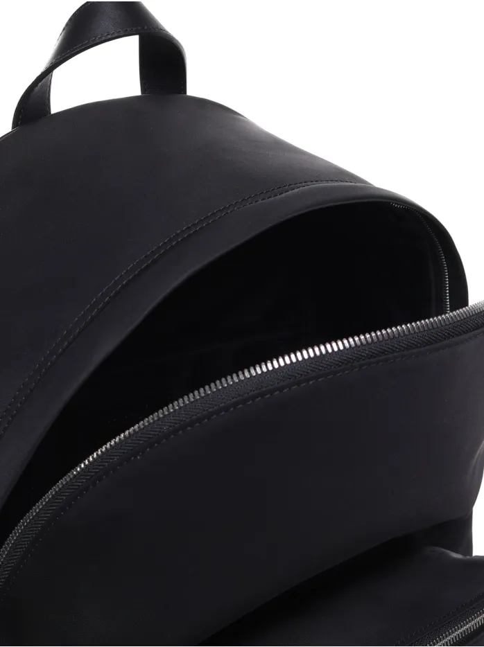 ZAINO IN NYLON CON LOGO IN CONTRASTO DI COLORE